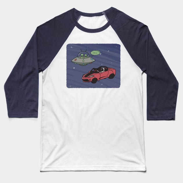 starman Baseball T-Shirt by Galaxxi